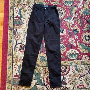 Black vintage Versace jeans 24” waist xs